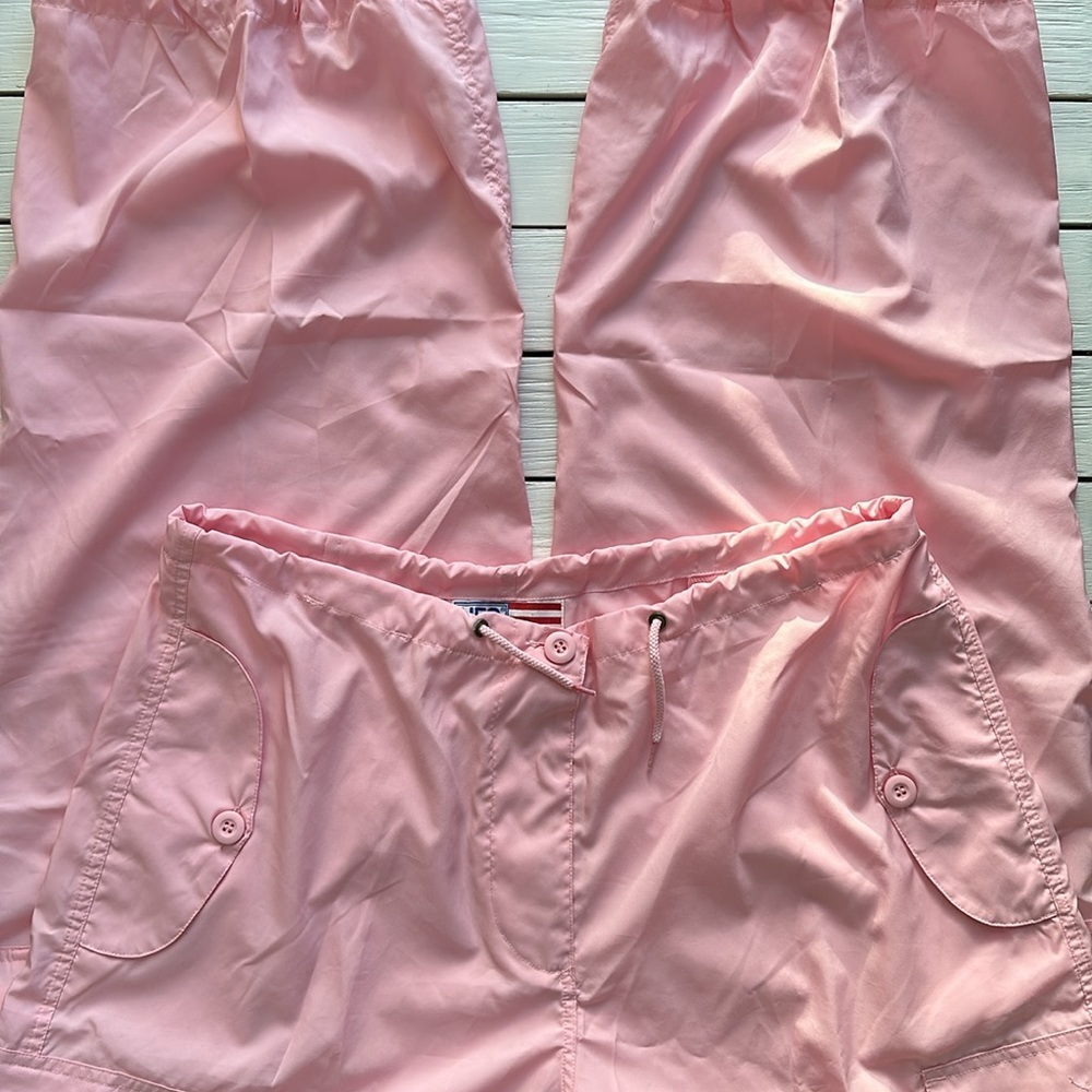 UFO Parachute Pants Light Pink size Small